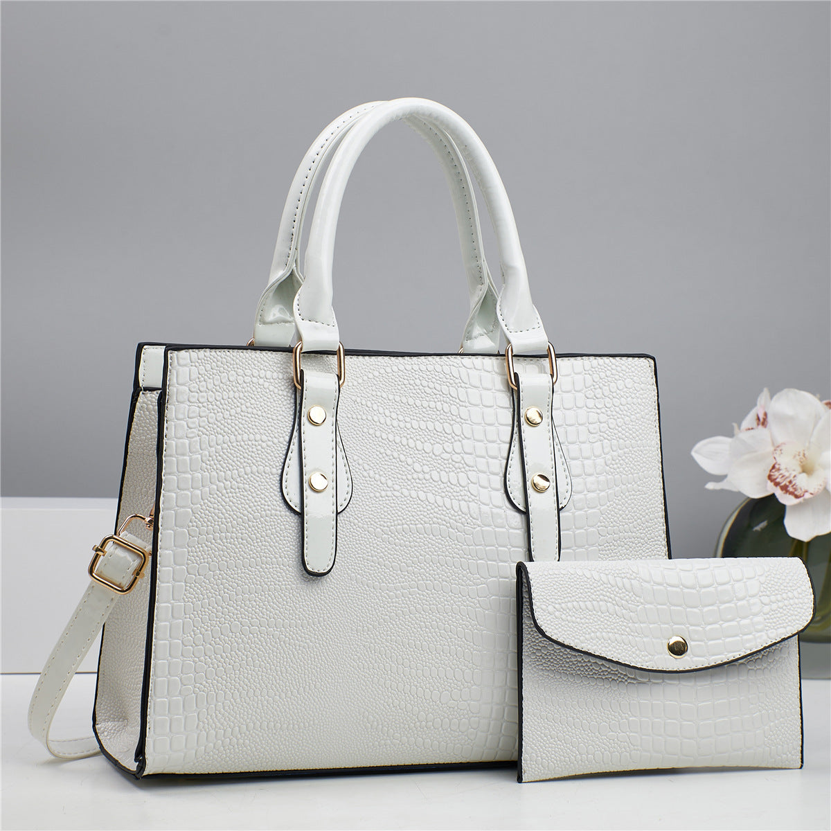 European And American New Commuter Shoulder Portable Crossbody Two-piece Bag