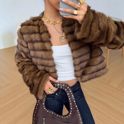Environmental Protection Fur Integrated High-grade Coat