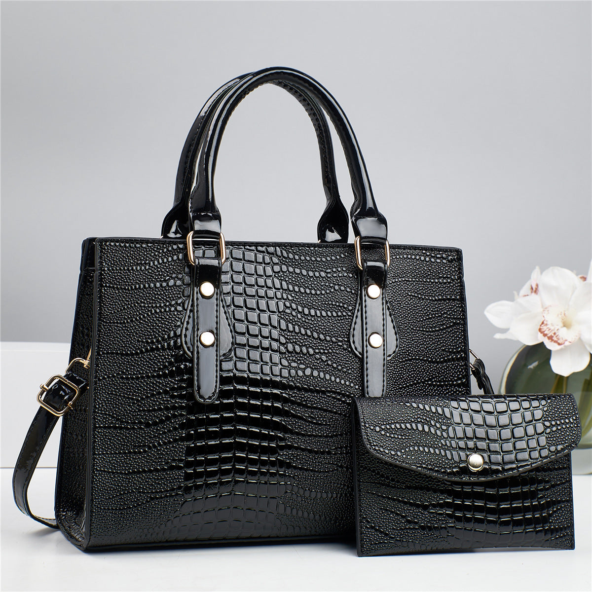 European And American New Commuter Shoulder Portable Crossbody Two-piece Bag