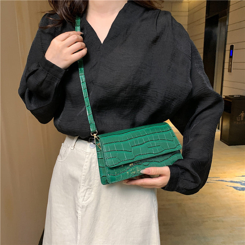 Portable Shoulder Messenger Bag Horizontal Square