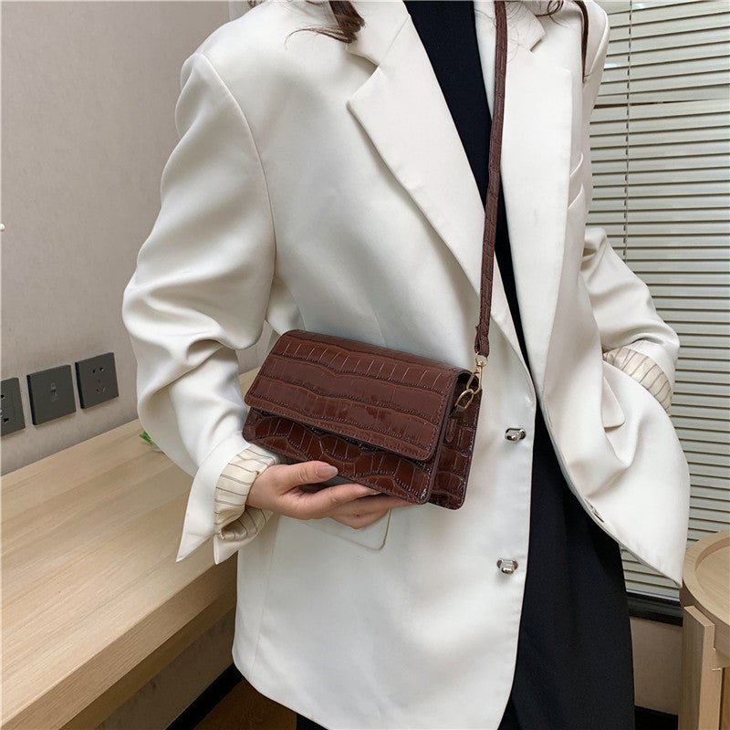 Portable Shoulder Messenger Bag Horizontal Square